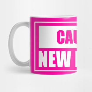 Caution New Driver, Hot Pink Mug